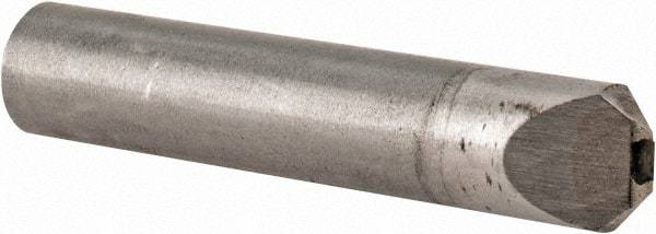 Value Collection - 3/4 Carat Single Point Chisel Edge Diamond - 2" Long x 3/8" Shank Diam, 60° Included Angle - Makers Industrial Supply