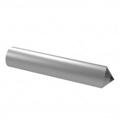 Norton - 1" Long x 1/4" Shank Diam Single Point Diamond Dresser - 60° Included Angle - Makers Industrial Supply