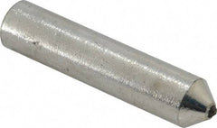 Norton - 1/5 Carat Single Point Diamond Dresser - 2" Long x 7/16" Shank Diam, 60° Included Angle - Makers Industrial Supply