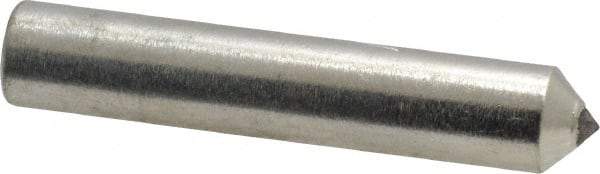 Norton - 1/3 Carat Single Point Diamond Dresser - 2" Long x 3/8" Shank Diam, 60° Included Angle - Makers Industrial Supply