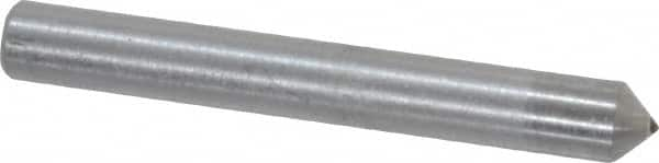 Norton - 1" Long x 1/8" Shank Diam Single Point Diamond Dresser - Convex Radius, 90° Included Angle - Makers Industrial Supply