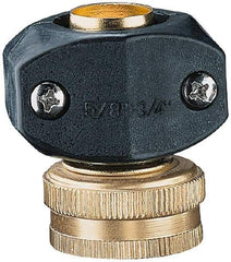 Nelson - 5/8 & 3/4 Garden Hose Fitting - Brass & Nylon, Female Connector - Makers Industrial Supply