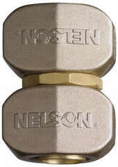 Nelson - 5/8 & 3/4 Garden Hose Fitting - Brass & Metal - Makers Industrial Supply