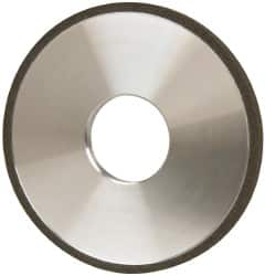 Made in USA - 4" Diam x 1-1/4" Hole x 1/4" Thick, N Hardness, 100 Grit Surface Grinding Wheel - Diamond, Type 1A1, Fine Grade - Makers Industrial Supply