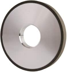 Made in USA - 4" Diam x 1-1/4" Hole x 1/2" Thick, N Hardness, 100 Grit Surface Grinding Wheel - Diamond, Type 1A1, Fine Grade - Makers Industrial Supply