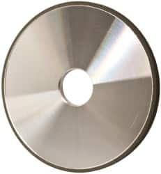 Made in USA - 6" Diam x 1-1/4" Hole x 3/8" Thick, N Hardness, 100 Grit Surface Grinding Wheel - Diamond, Type 1A1, Fine Grade - Makers Industrial Supply