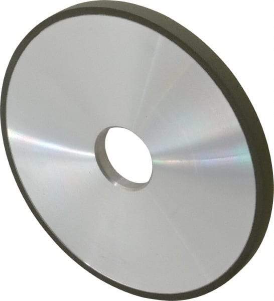 Made in USA - 6" Diam x 1-1/4" Hole x 3/8" Thick, N Hardness, 220 Grit Surface Grinding Wheel - Diamond, Type 1A1, Very Fine Grade - Makers Industrial Supply