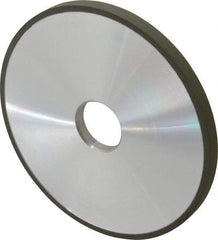 Made in USA - 6" Diam x 1-1/4" Hole x 3/8" Thick, N Hardness, 220 Grit Surface Grinding Wheel - Diamond, Type 1A1, Very Fine Grade - Makers Industrial Supply