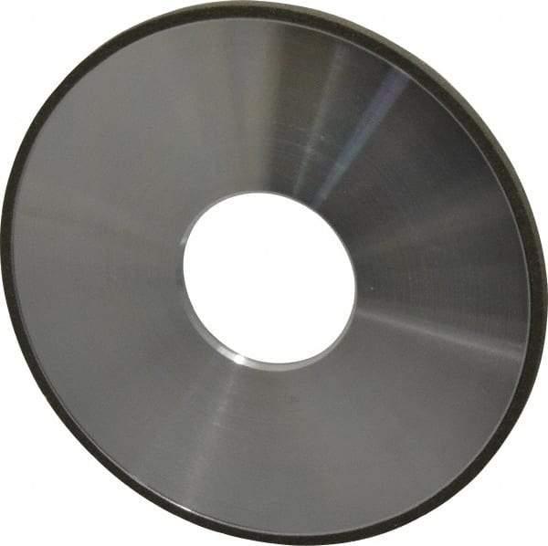 Made in USA - 4" Diam x 1-1/4" Hole x 1/8" Thick, N Hardness, 100 Grit Surface Grinding Wheel - Diamond, Type 1A1, Fine Grade - Makers Industrial Supply