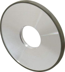 Made in USA - 4" Diam x 1-1/4" Hole x 1/4" Thick, N Hardness, 220 Grit Surface Grinding Wheel - Diamond, Type 1A1, Very Fine Grade - Makers Industrial Supply