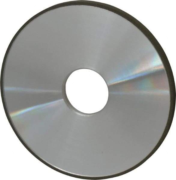 Made in USA - 5" Diam x 1-1/4" Hole x 1/4" Thick, N Hardness, 100 Grit Surface Grinding Wheel - Diamond, Type 1A1, Fine Grade - Makers Industrial Supply