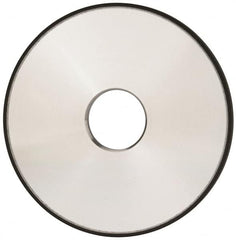 Made in USA - 5" Diam x 1-1/4" Hole x 1/4" Thick, N Hardness, 220 Grit Surface Grinding Wheel - Diamond, Type 1A1, Very Fine Grade - Makers Industrial Supply