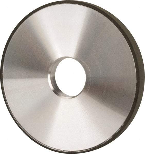 Made in USA - 5" Diam x 1-1/4" Hole x 1/2" Thick, N Hardness, 220 Grit Surface Grinding Wheel - Diamond, Type 1A1, Fine Grade - Makers Industrial Supply