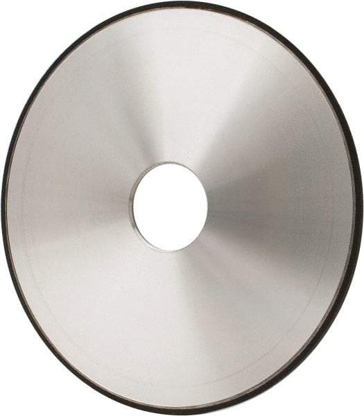 Made in USA - 6" Diam x 1-1/4" Hole x 1/8" Thick, N Hardness, 220 Grit Surface Grinding Wheel - Diamond, Type 1A1, Very Fine Grade - Makers Industrial Supply