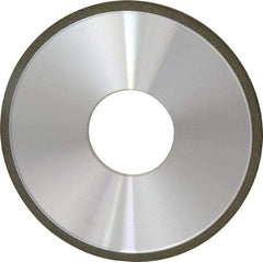 Made in USA - 4" Diam x 1-1/4" Hole x 1/8" Thick, N Hardness, 100 Grit Surface Grinding Wheel - Diamond, Type 1A1, Fine Grade - Makers Industrial Supply