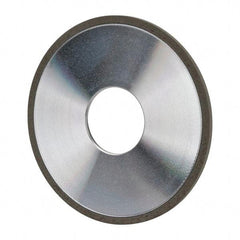 Made in USA - 4" Diam x 1-1/4" Hole x 1/8" Thick, N Hardness, 220 Grit Surface Grinding Wheel - Diamond, Type 1A1, Very Fine Grade - Makers Industrial Supply