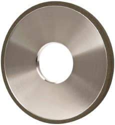 Made in USA - 4" Diam x 1-1/4" Hole x 1/4" Thick, N Hardness, 100 Grit Surface Grinding Wheel - Diamond, Type 1A1, Fine Grade - Makers Industrial Supply