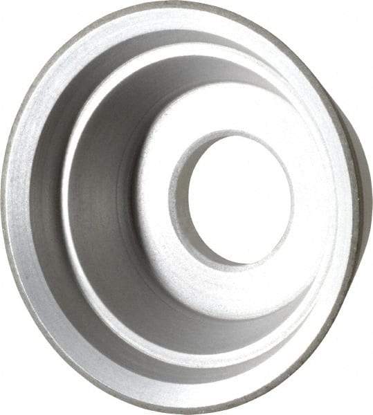 Made in USA - 3-3/4" Diam, 1-1/4" Hole Size, 1-1/2" Overall Thickness, 150 Grit, Type 11 Tool & Cutter Grinding Wheel - Very Fine Grade, Diamond - Makers Industrial Supply