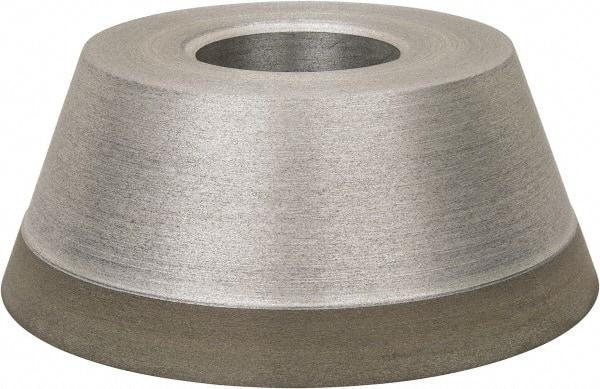 Made in USA - 3-3/4" Diam, 1-1/4" Hole Size, 1-1/2" Overall Thickness, 150 Grit, Type 11 Tool & Cutter Grinding Wheel - Very Fine Grade, Diamond - Makers Industrial Supply