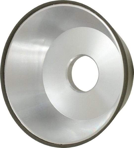 Made in USA - 5" Diam, 1-1/4" Hole Size, 1-3/4" Overall Thickness, 150 Grit, Type 11 Tool & Cutter Grinding Wheel - Very Fine Grade, Diamond - Makers Industrial Supply