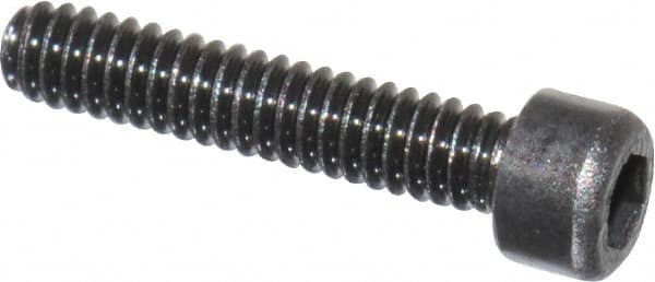 Value Collection - #0-80 UNF Hex Socket Drive, Socket Cap Screw - Alloy Steel, Black Oxide Finish, Fully Threaded, 5/16" Length Under Head - Makers Industrial Supply