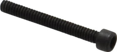 Value Collection - #0-80 UNF Hex Socket Drive, Socket Cap Screw - Alloy Steel, Black Oxide Finish, Fully Threaded, 1/2" Length Under Head - Makers Industrial Supply