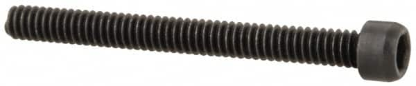 Value Collection - #0-80 UNF Hex Socket Drive, Socket Cap Screw - Alloy Steel, Black Oxide Finish, Fully Threaded, 5/8" Length Under Head - Makers Industrial Supply