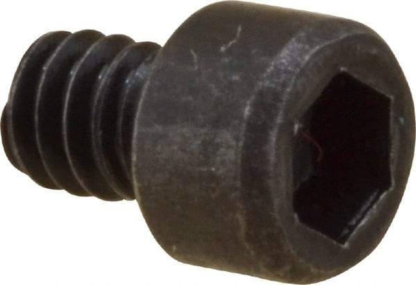 Value Collection - #2-56 UNC Hex Socket Drive, Socket Cap Screw - Alloy Steel, Black Oxide Finish, Fully Threaded, 1/8" Length Under Head - Makers Industrial Supply