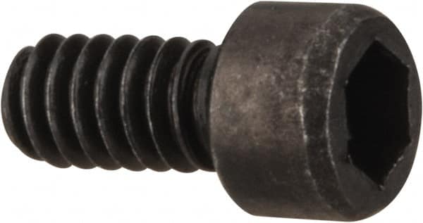 Value Collection - #2-56 UNC Hex Socket Drive, Socket Cap Screw - Alloy Steel, Black Oxide Finish, Fully Threaded, 5/32" Length Under Head - Makers Industrial Supply