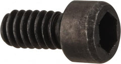 Value Collection - #2-56 UNC Hex Socket Drive, Socket Cap Screw - Alloy Steel, Black Oxide Finish, Fully Threaded, 5/32" Length Under Head - Makers Industrial Supply