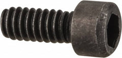 Value Collection - #2-56 UNC Hex Socket Drive, Socket Cap Screw - Alloy Steel, Black Oxide Finish, Fully Threaded, 7/32" Length Under Head - Makers Industrial Supply