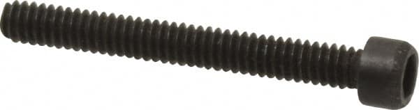 Value Collection - #2-56 UNC Hex Socket Drive, Socket Cap Screw - Alloy Steel, Black Oxide Finish, Fully Threaded, 3/4" Length Under Head - Makers Industrial Supply