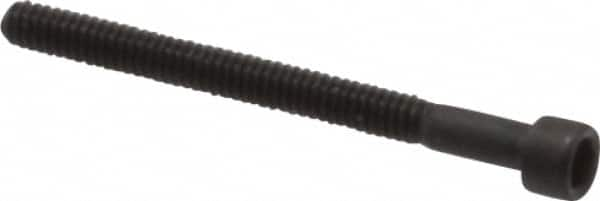 Value Collection - #2-56 UNC Hex Socket Drive, Socket Cap Screw - Alloy Steel, Black Oxide Finish, Partially Threaded, 1" Length Under Head - Makers Industrial Supply