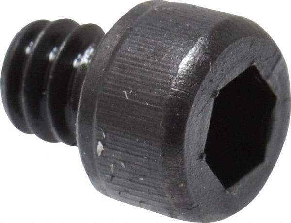 Value Collection - #4-40 UNC Hex Socket Drive, Socket Cap Screw - Alloy Steel, Black Oxide Finish, Fully Threaded, 1/8" Length Under Head - Makers Industrial Supply