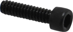 Value Collection - #4-40 UNC Hex Socket Drive, Socket Cap Screw - Alloy Steel, Black Oxide Finish, Fully Threaded, 7/16" Length Under Head - Makers Industrial Supply