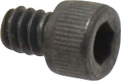 Value Collection - #6-32 UNC Hex Socket Drive, Socket Cap Screw - Alloy Steel, Black Oxide Finish, Fully Threaded, 3/16" Length Under Head - Makers Industrial Supply