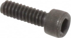 Value Collection - #6-32 UNC Hex Socket Drive, Socket Cap Screw - Alloy Steel, Black Oxide Finish, Fully Threaded, 7/16" Length Under Head - Makers Industrial Supply