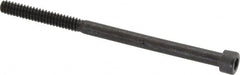 Value Collection - #6-32 UNC Hex Socket Drive, Socket Cap Screw - Alloy Steel, Black Oxide Finish, Partially Threaded, 2-1/4" Length Under Head - Makers Industrial Supply