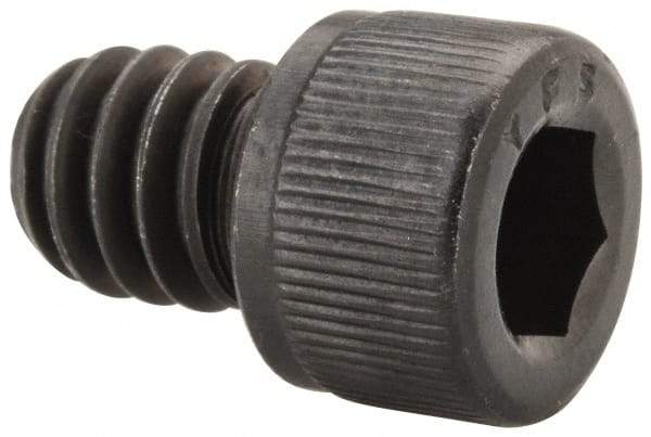 Value Collection - 1/4-20 UNC Hex Socket Drive, Socket Cap Screw - Alloy Steel, Black Oxide Finish, Fully Threaded, 5/16" Length Under Head - Makers Industrial Supply