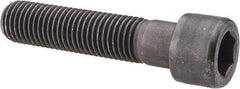 Value Collection - 7/8-9 UNC Hex Socket Drive, Socket Cap Screw - Alloy Steel, Black Oxide Finish, Partially Threaded, 4" Length Under Head - Makers Industrial Supply