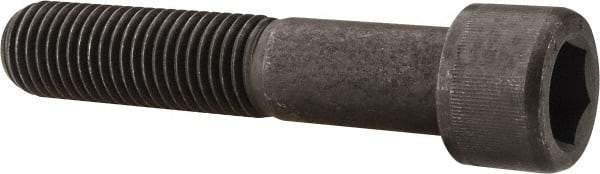 Value Collection - 7/8-9 UNC Hex Socket Drive, Socket Cap Screw - Alloy Steel, Black Oxide Finish, Partially Threaded, 4-1/2" Length Under Head - Makers Industrial Supply