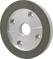 Made in USA - 6" Diam, 1-1/4" Hole Size, 3/4" Overall Thickness, 150 Grit, Type 6 Tool & Cutter Grinding Wheel - Very Fine Grade, Diamond - Makers Industrial Supply