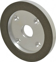 Made in USA - 6" Diam, 1-1/4" Hole Size, 3/4" Overall Thickness, 100 Grit, Type 6 Tool & Cutter Grinding Wheel - Fine Grade, Diamond - Makers Industrial Supply