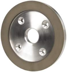 Made in USA - 6" Diam, 1-1/4" Hole Size, 3/4" Overall Thickness, 150 Grit, Type 6 Tool & Cutter Grinding Wheel - Very Fine Grade, Diamond - Makers Industrial Supply