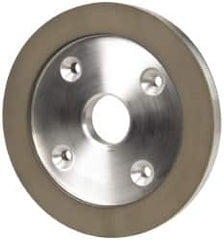 Made in USA - 6" Diam, 1-1/4" Hole Size, 3/4" Overall Thickness, 150 Grit, Type 6 Tool & Cutter Grinding Wheel - Very Fine Grade, Diamond - Makers Industrial Supply