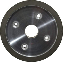 Made in USA - 6" Diam, 1-1/4" Hole Size, 3/4" Overall Thickness, 150 Grit, Type 6 Tool & Cutter Grinding Wheel - Very Fine Grade, Diamond - Makers Industrial Supply