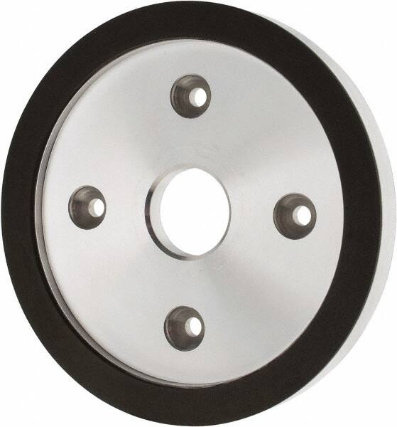 Made in USA - 6" Diam, 1-1/4" Hole Size, 3/4" Overall Thickness, 220 Grit, Type 6 Tool & Cutter Grinding Wheel - Very Fine Grade, Diamond - Makers Industrial Supply