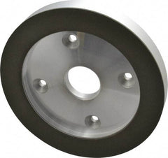 Made in USA - 6" Diam, 1-1/4" Hole Size, 3/4" Overall Thickness, 150 Grit, Type 6 Tool & Cutter Grinding Wheel - Very Fine Grade, Diamond - Makers Industrial Supply