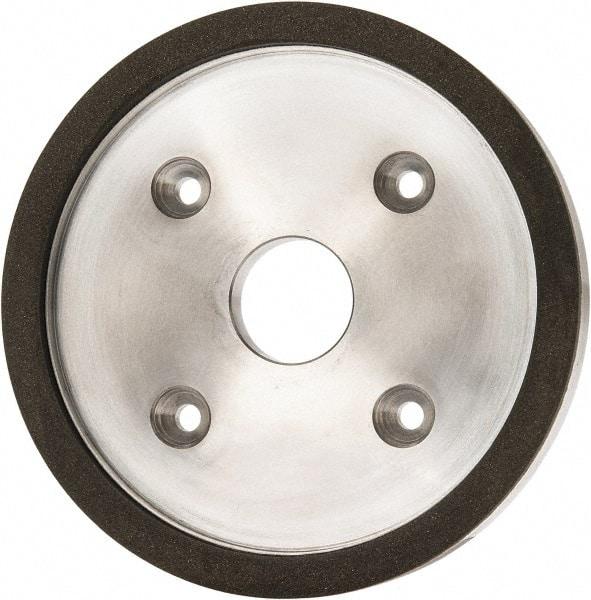 Made in USA - 6" Diam, 1-1/4" Hole Size, 3/4" Overall Thickness, 150 Grit, Type 6 Tool & Cutter Grinding Wheel - Very Fine Grade, Diamond - Makers Industrial Supply