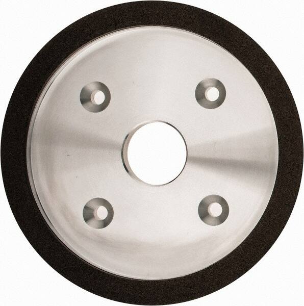 Made in USA - 6" Diam, 1-1/4" Hole Size, 3/4" Overall Thickness, 100 Grit, Type 6 Tool & Cutter Grinding Wheel - Fine Grade, Diamond - Makers Industrial Supply